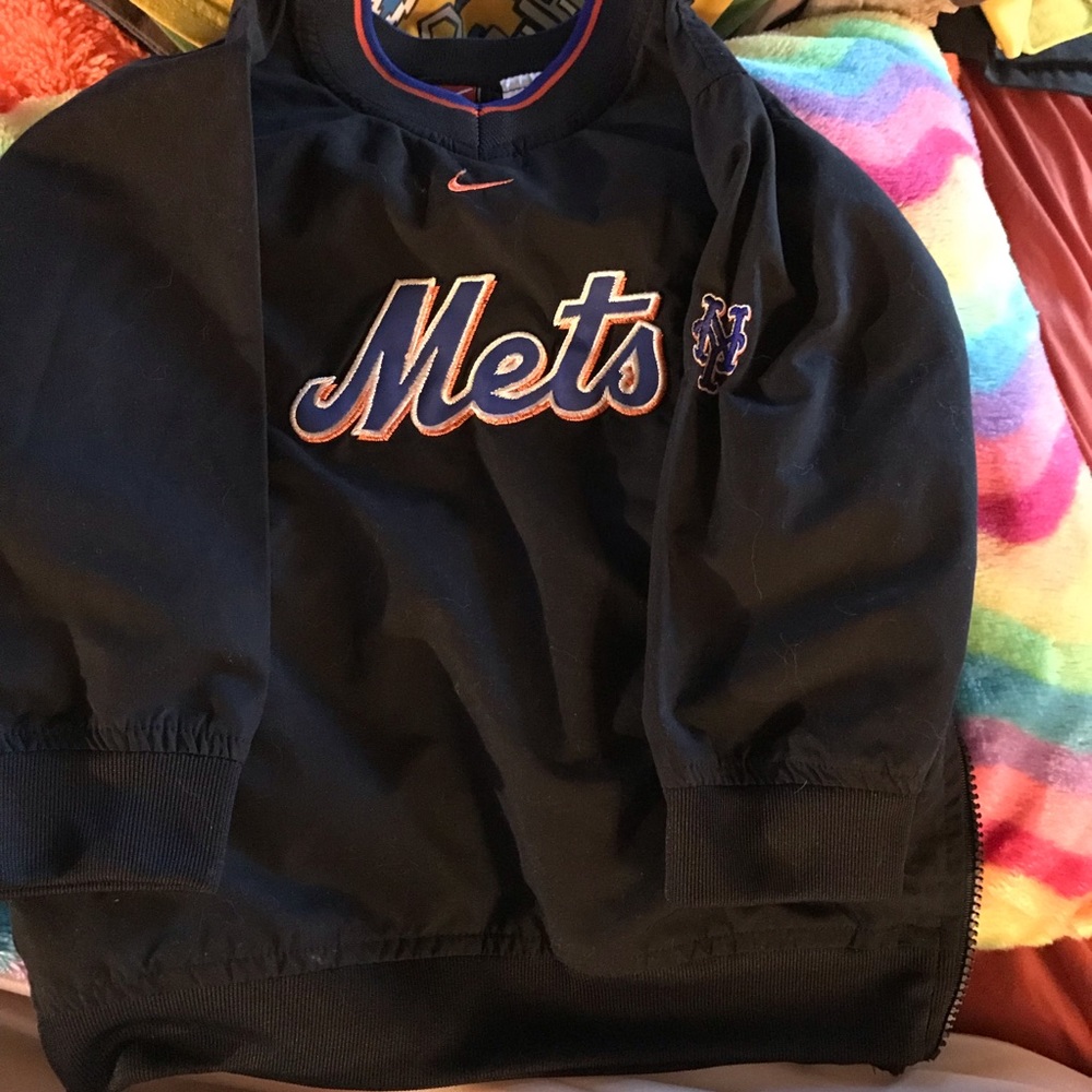 Authentic Nike Mets Pullover Jacket